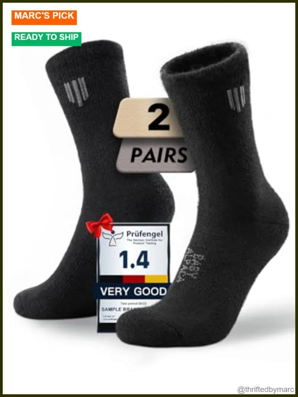 Alpaca Wool Micro Crew Socks Moisture Wicking Anti-Blister Hiking Cushioned